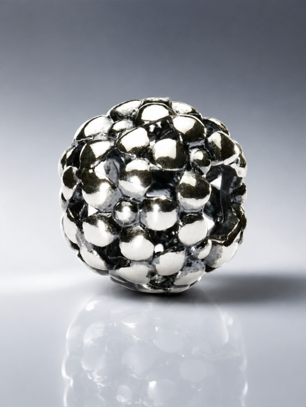 Authentic Troll Bead Sterling Silver Blossom Retired 11367 Signed LAA